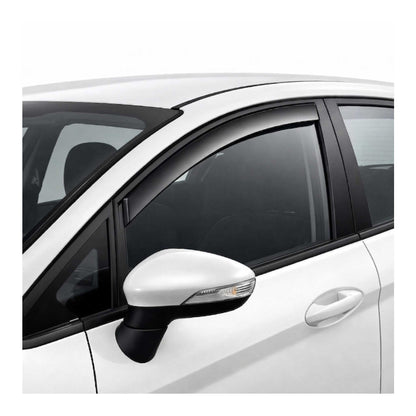 2011-2019 Ford Fiesta Window Visor Vent Rain Deflector 2Pcs Smoke