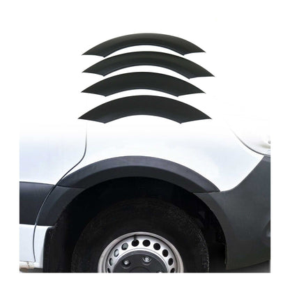 2019-2026 Mercedes Sprinter W907 910 Fender Flares Wheel Protector Black 4x