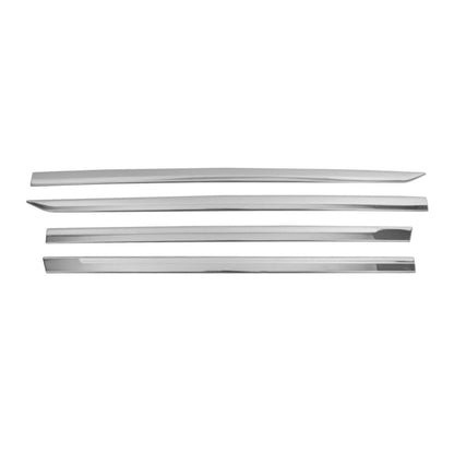2018-2024 VW Tiguan Allspace Side Door Molding Trim Stainless Steel Silver 4x