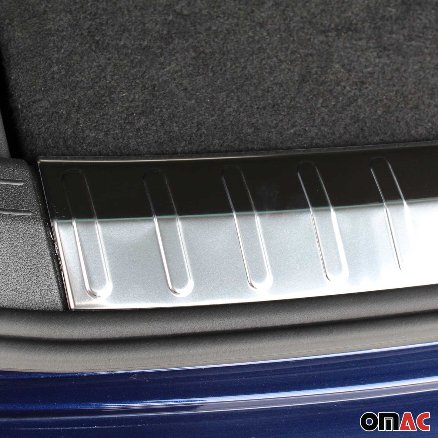 2018-2024 VW Tiguan Trunk Sill Cover Bumper Guard Protector Stainless Steel Silver 1Pc