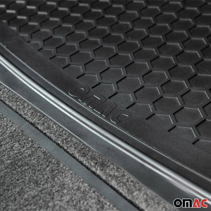 2016-2024 Tesla Model X Universal Cargo Mat Liner Waterproof Rubber Black 1Pc