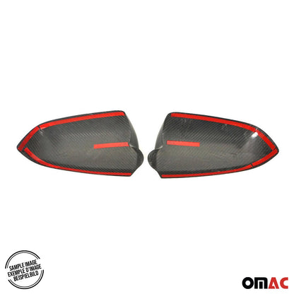 2013-2015 BMW X1 E84 Side Mirror Cover Caps Gloss Carbon