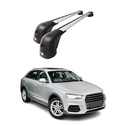 2015-2026 Audi Q3 Roof Racks Cross Bars Silver