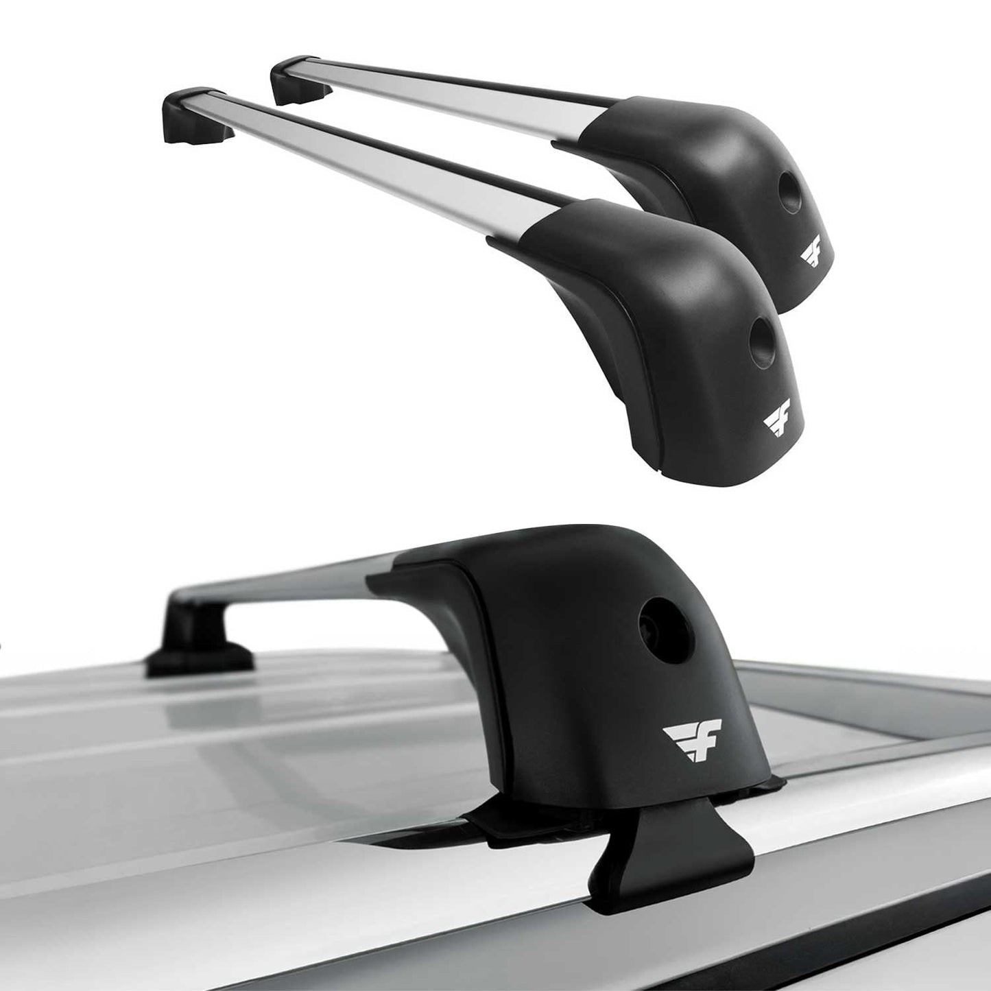 2005-2015 Hyundai Tucson Roof Racks Cross Bars Silver
