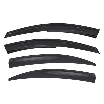2006-2011 Hyundai Accent Sedan Window Visor Vent Rain Deflector 4Pcs Smoke