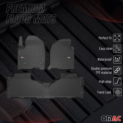 2021-2026 Chevrolet Tahoe Suburban OMAC Premium Floor Mats