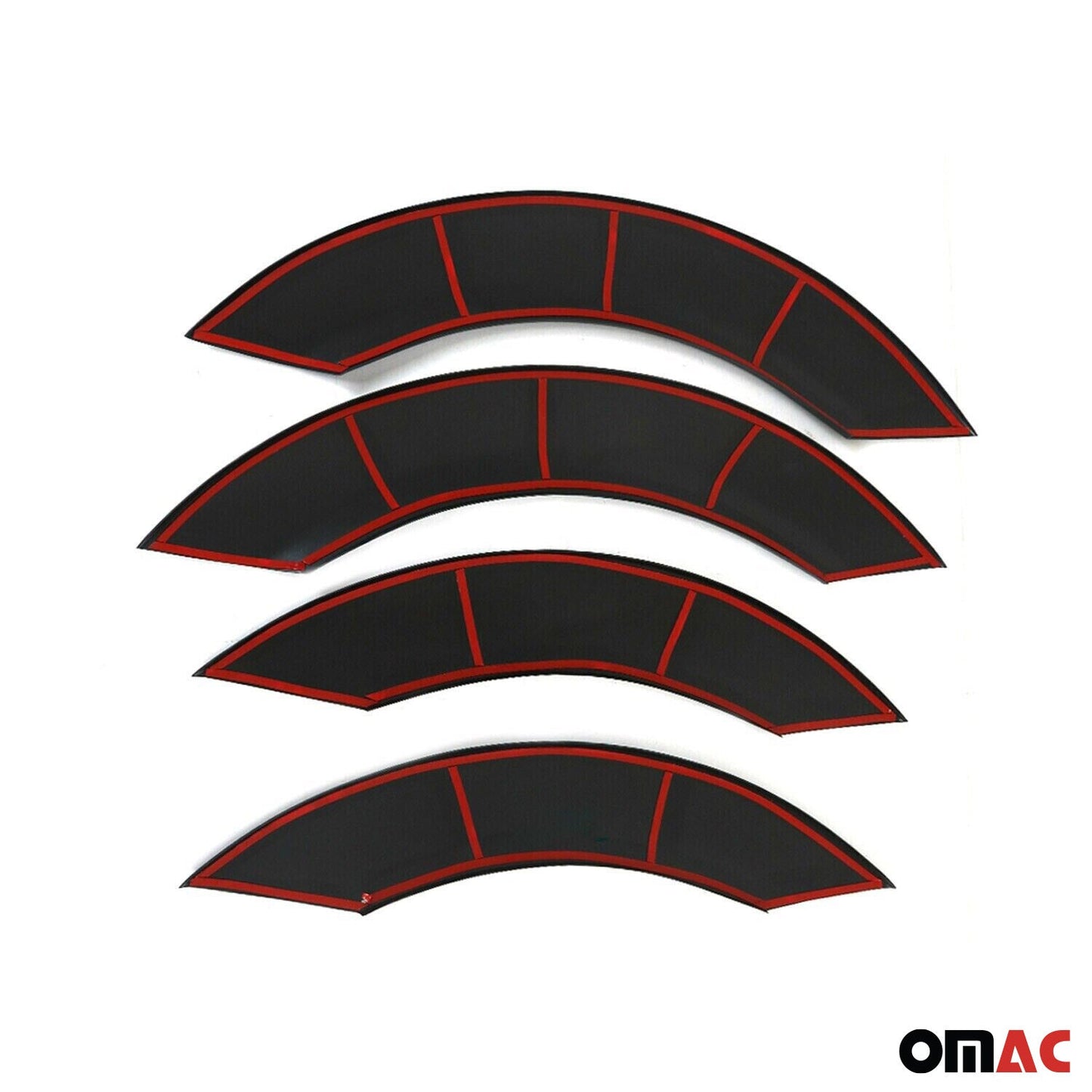 2019-2026 Mercedes Sprinter W907 910 Fender Flares Wheel Protector Black 4x