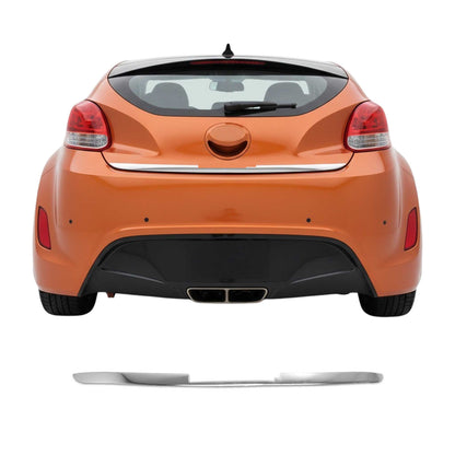 2012-2017 Hyundai Veloster Rear Trunk Lid Molding Trim Stainless Steel Silver
