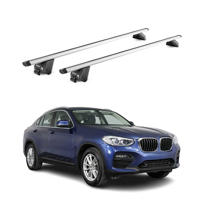 2015-2026 BMW X4 F26 G02 Roof Rack Cross Bars Silver