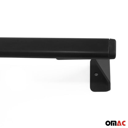 2020-2026 VW Caddy Roof Rack Cross Bars Steel Black 2Pcs