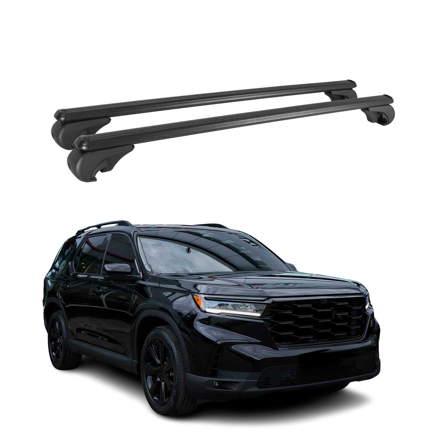 2023-2026 Honda Pilot Roof Rack Cross Bars Black