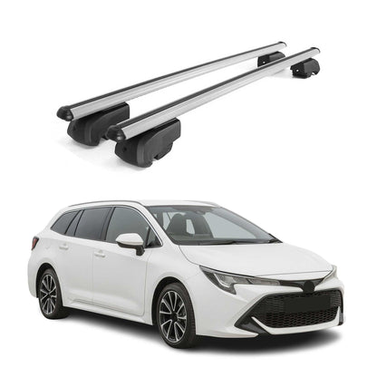 2019-2026 Toyota Corolla Touring Sports Roof Rack Cross Bars Silver