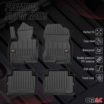 2017-2025 Mazda CX-5 2.gen Premium Floor Mats Liners Full Set All Weather Heavy Duty