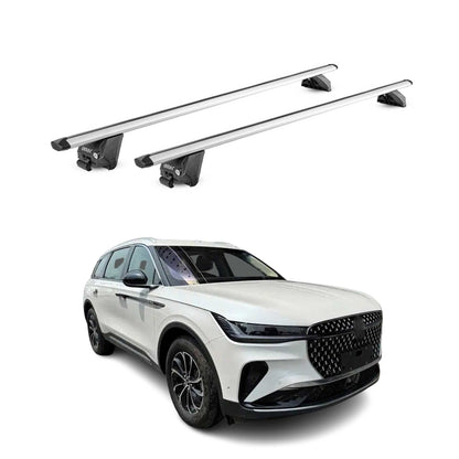 2024-2026 Lincoln Nautilus Roof Rack Cross Bars Luggage Carrier Alu Silver