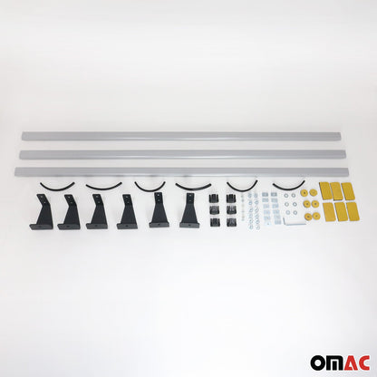 2003-2014 Mercedes Vito W639 Roof Rack Cross Bars 3Pcs Silver