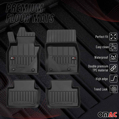 2019-2026 Mazda 3 Premium Floor Mats Liners Full Set All Weather Heavy Duty
