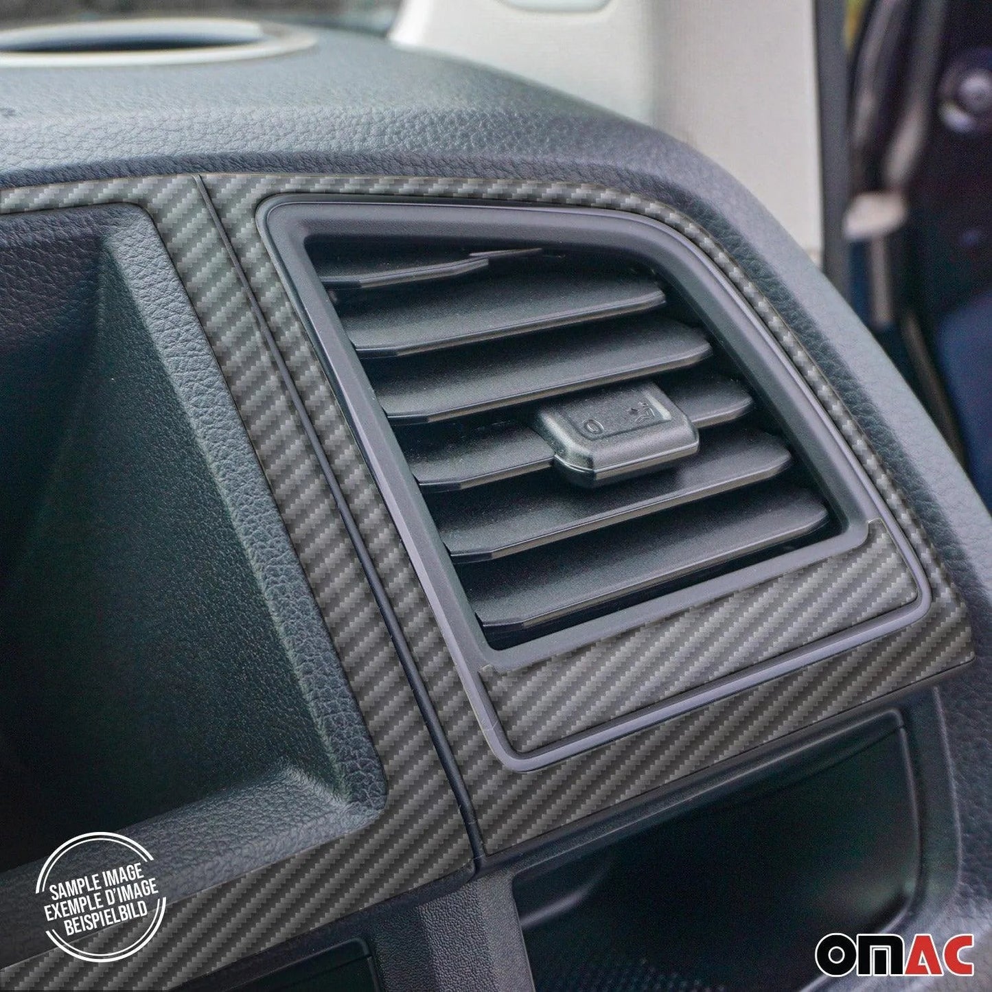 2002-2006 Toyota Camry Carbon Look Dashboard Console Trim Kit 18 Pcs