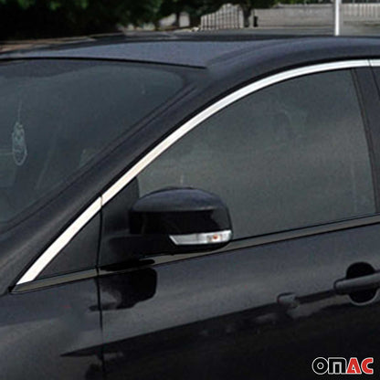 2012-2018 Ford Focus Hatchback Window Molding Trim Streamer Stainless Steel