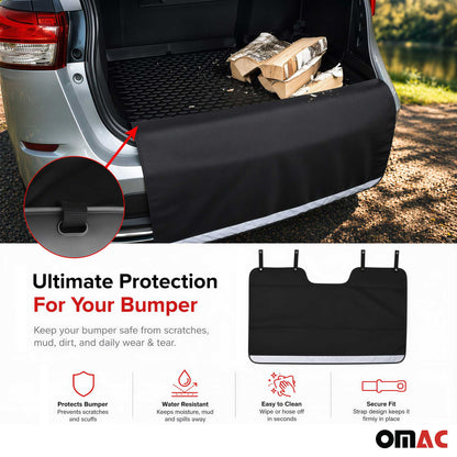 Rear Trunk Bumper Protector Guard Cargo Mat Liner Car SUV Waterproof Pet Dog