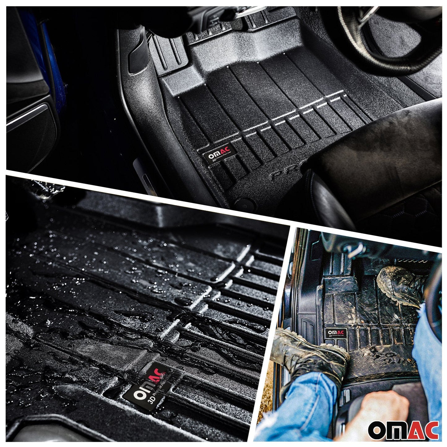 2017-2026 Audi Q7 4M OMAC Premium Floor Mats & Cargo Liners