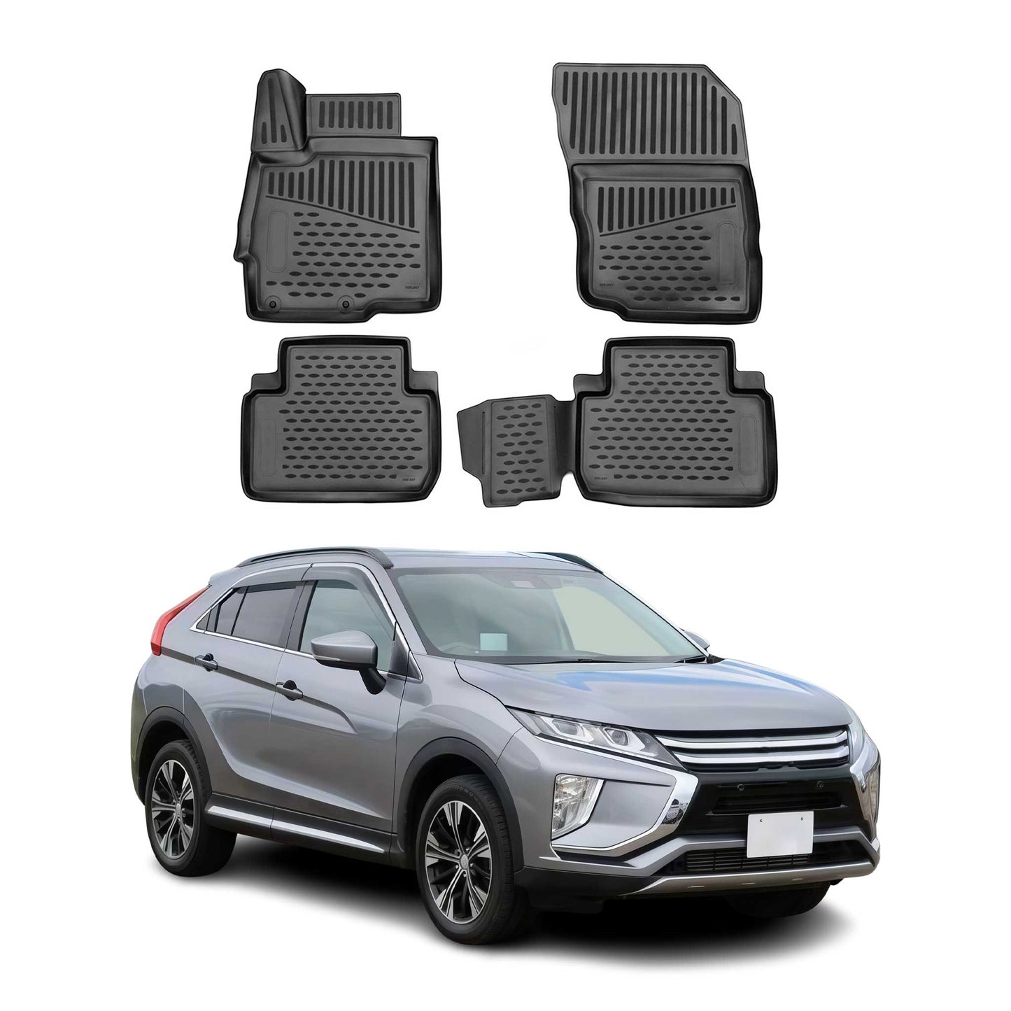 2018-2022 Mitsubishi Eclipse Cross Pre-FL Floor Mats Liners Full Set All Weather