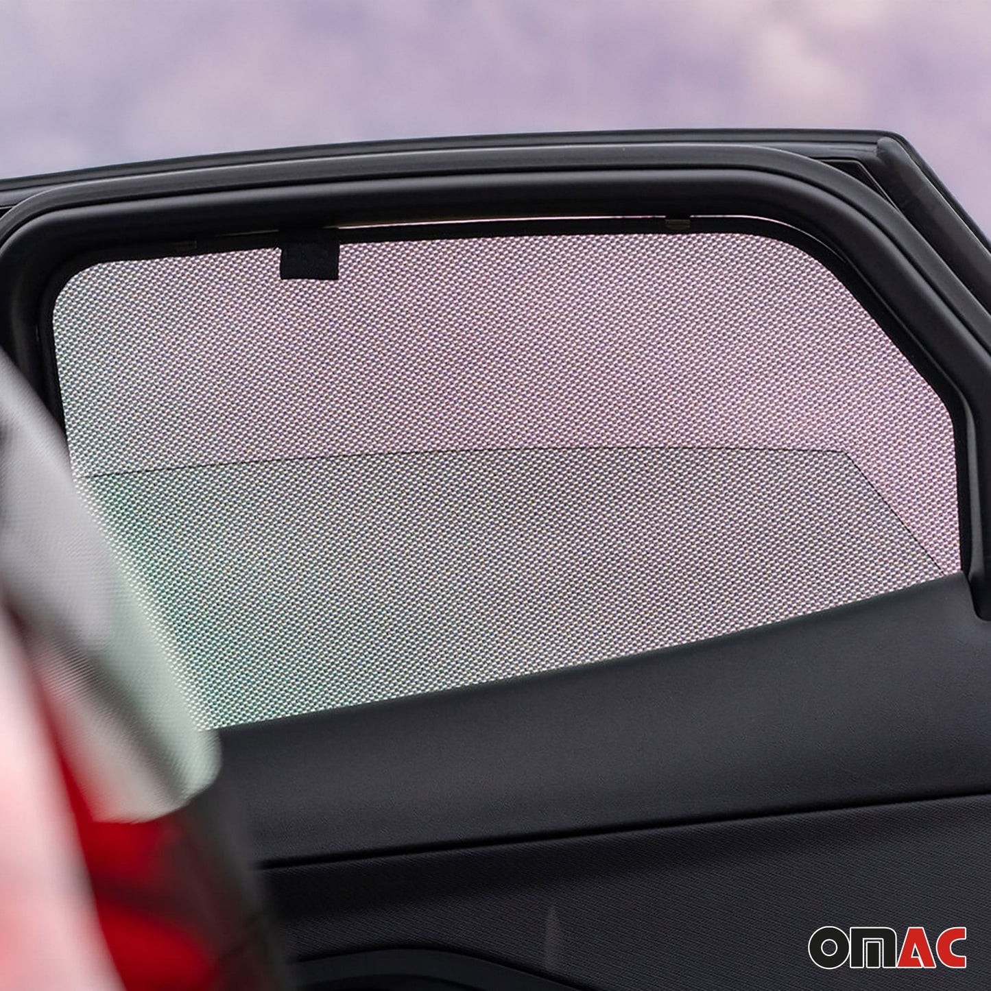 2018-2024 Jaguar E-Pace Side Rear Window Curtain Mesh Black 2Pcs