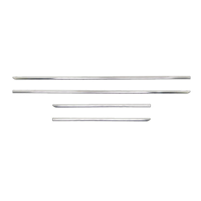 2014-2018 Subaru Forester IV Side Door Molding Trim Stainless Steel Silver 4x