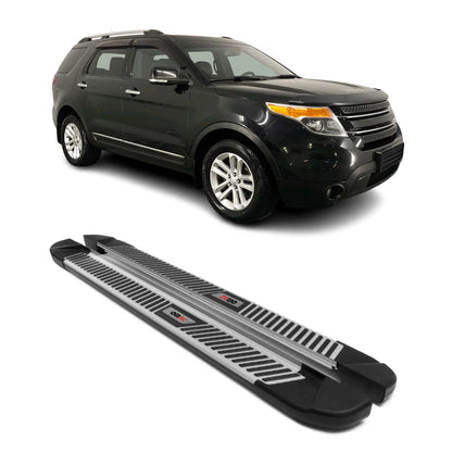 2011-2019 Ford Explorer Nerf Bar Side Step Running Boards Alu 2x