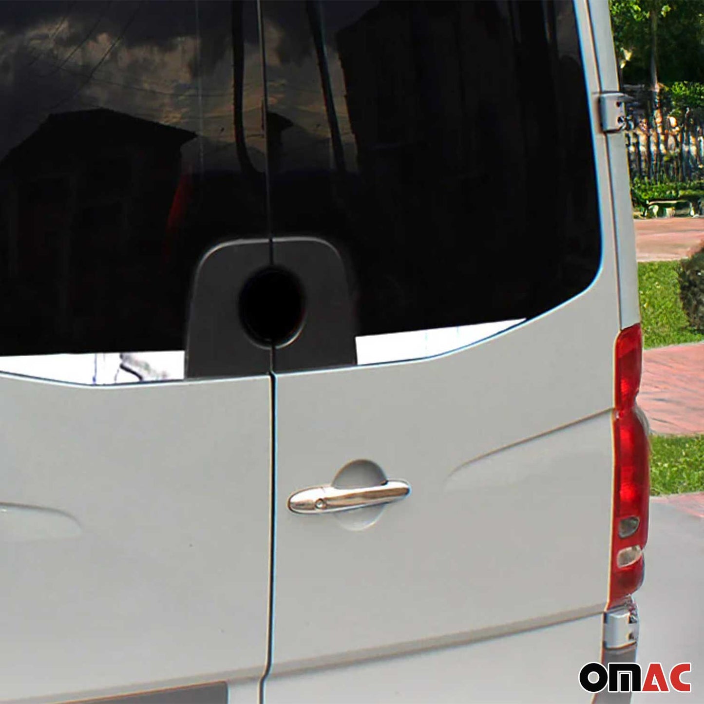 2014-2018 Mercedes Sprinter W906 Window Molding Trim Barn Door Stainless Steel Silver
