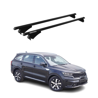 2021-2026 Kia Sorento Hybrid Roof Rack Cross Bars Black