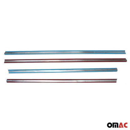 2006-2011 Mercedes M Class W164 Window Molding Trim Streamer Stainless Steel Dark 4x