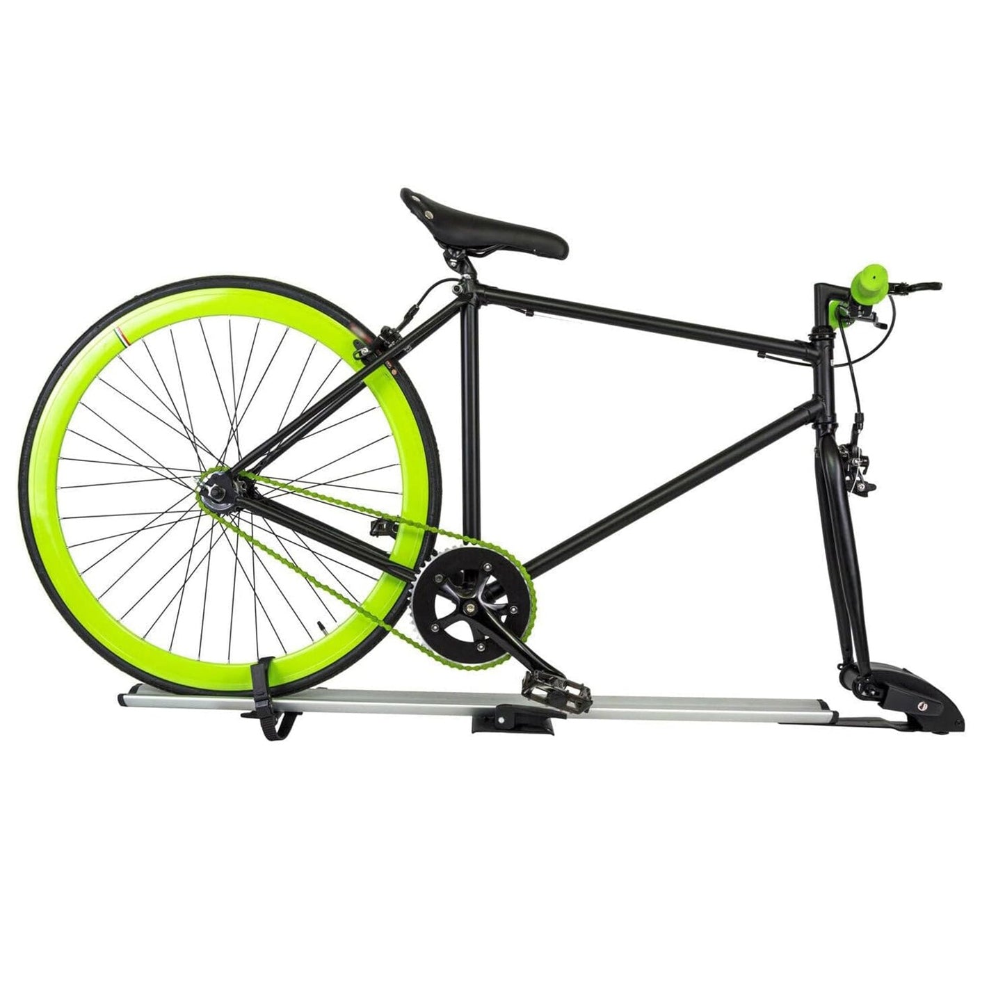 Roof Bicycle Rack Bike Carrier Alu Upright with Optional 0,5x4 Inch Fork Kit