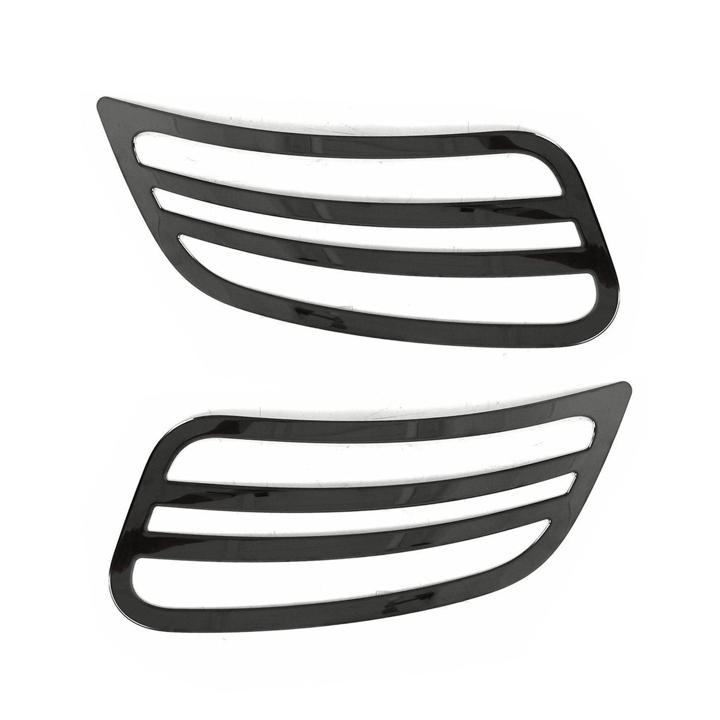 2019-2026 Mercedes Sprinter W907 910 Front Bumper Grill Trim Stainless Steel Dark 2Pcs
