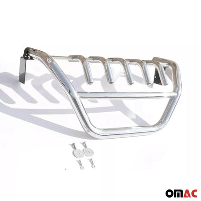 2011-2016 Kia Sportage Bull Bar Push Front Bumper Grille Silver 1 Pc