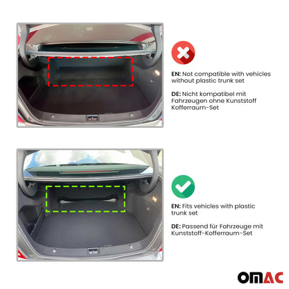 2015-2021 Mercedes C Class W205 Sedan Cargo Liner Trunk Mat All Weather