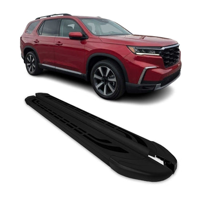 2023-2026 Honda Pilot IV Nerf Bars Side Step Running Boards Black 2Pcs