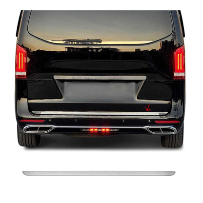 2016-2024 Mercedes Metris Rear Trunk Molding Trim Stainless Steel Silver 1Pc