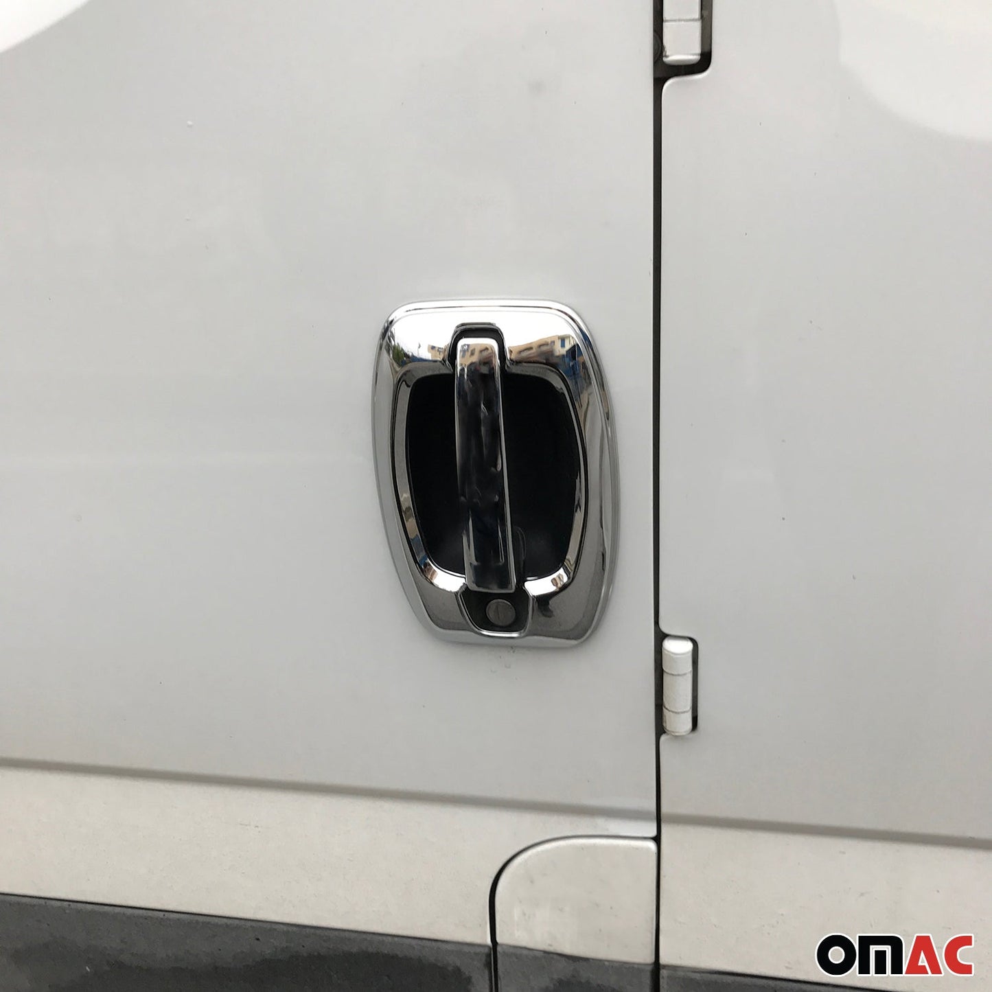 2014-2022 RAM ProMaster Mirror Cover Caps & Door Sill Covers Chrome Set 13x