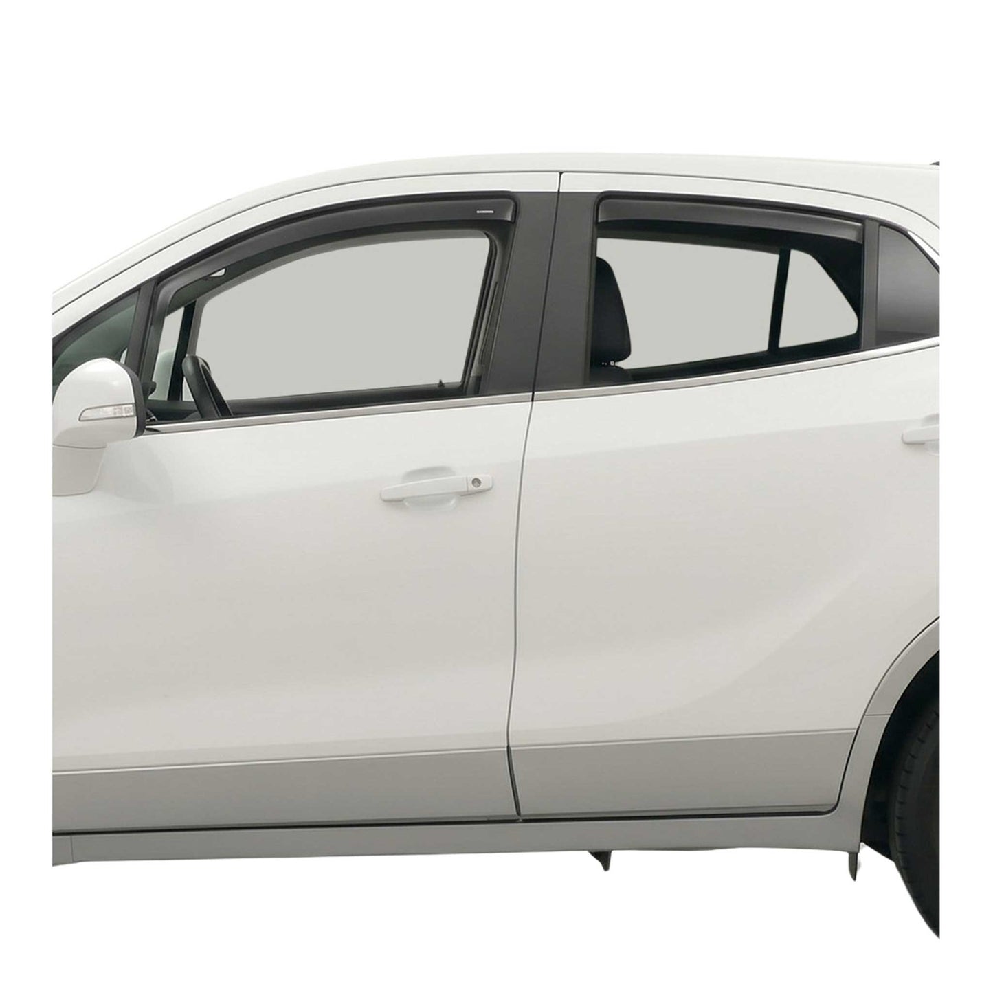 2013-2022 Buick Encore Window Visor Vent Rain Deflector 4Pcs Smoke