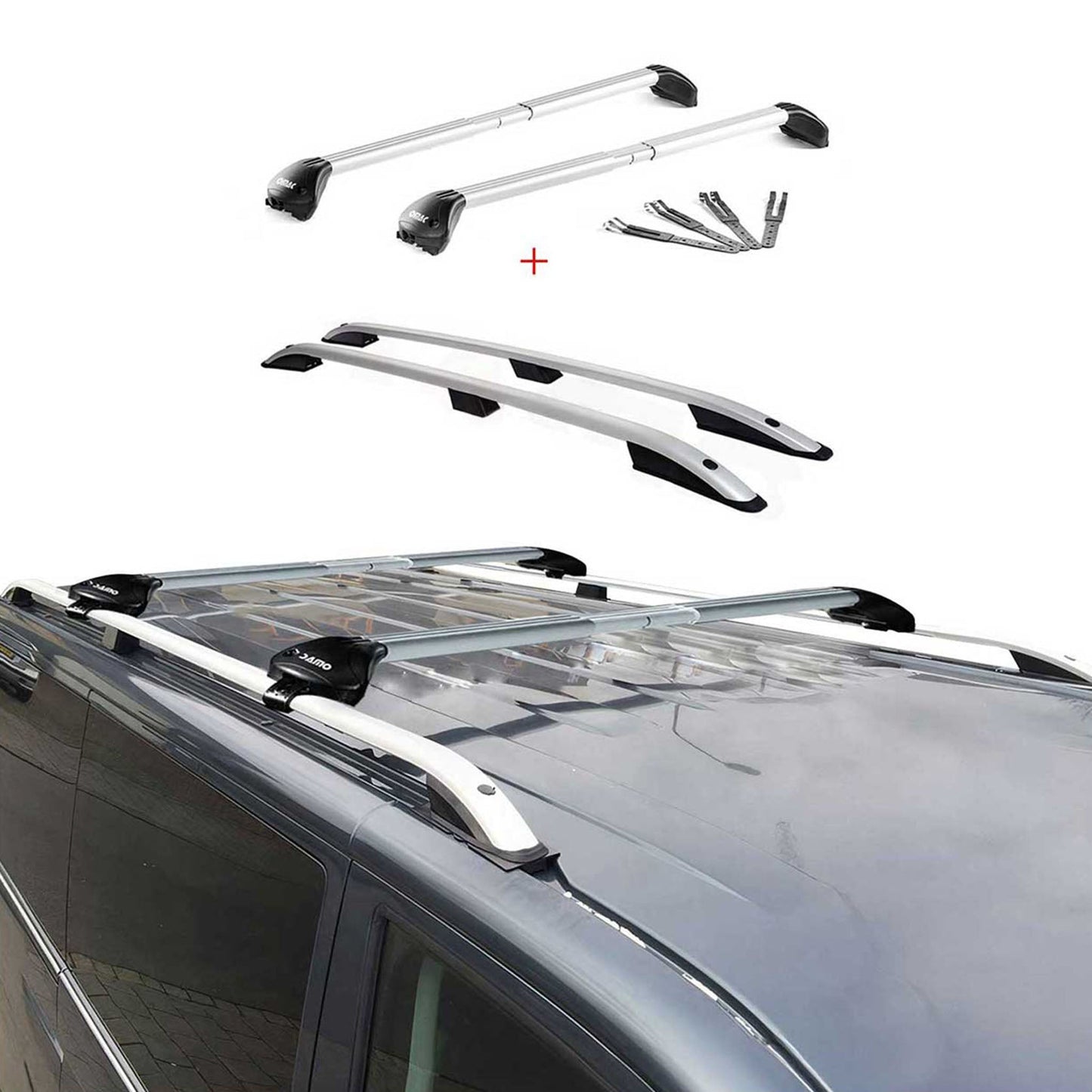 2009-2017 VW Tiguan Roof Racks & Roof Rack Rails Silver