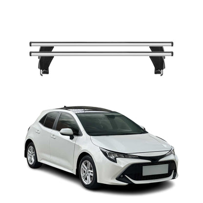 2019-2026 Toyota Corolla Hatchback Roof Rack Cross Bars Silver