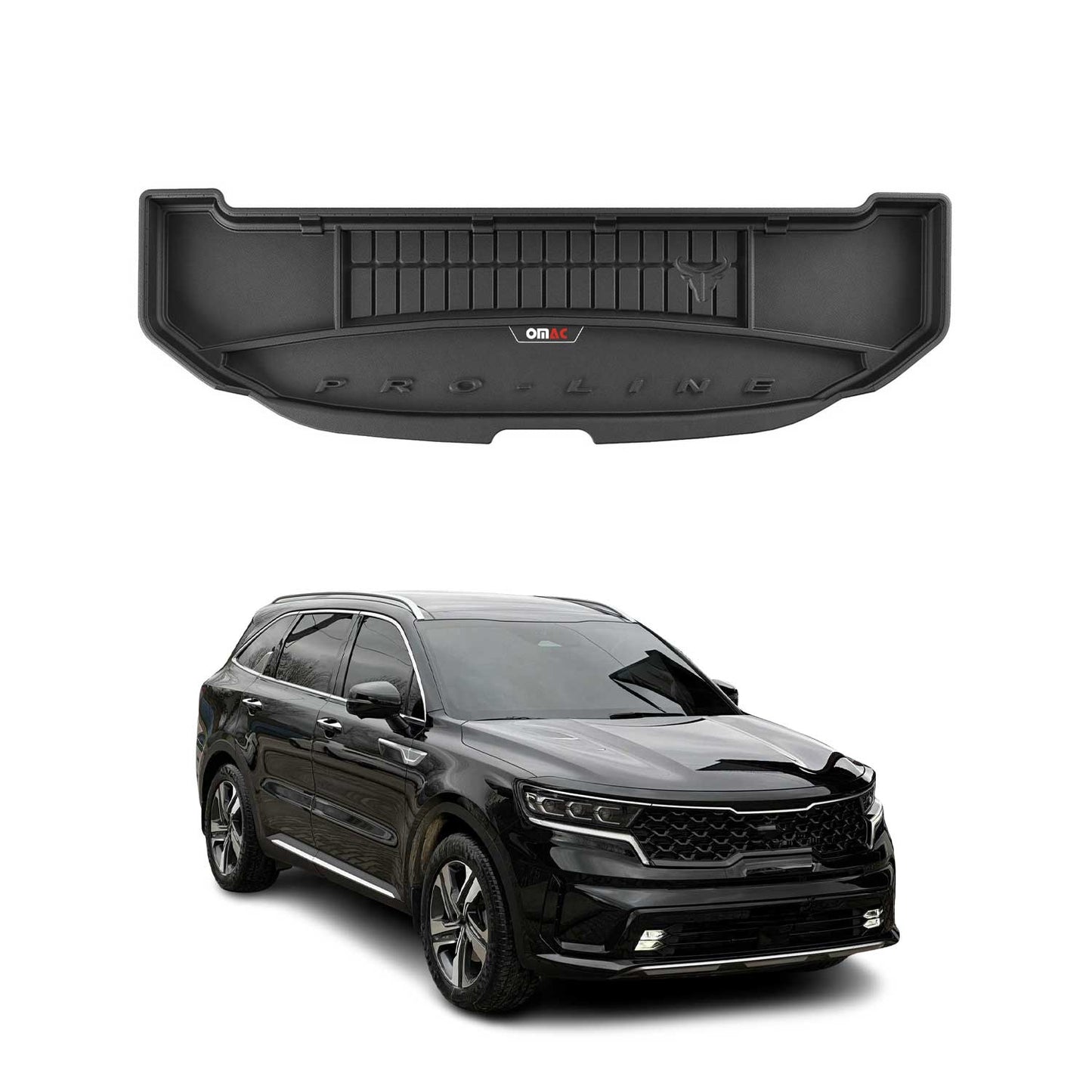 2021-2026 Kia Sorento Hybrid PHEV Premium Cargo Liner Trunk Mat All Weather Heavy Duty Unfolding 3rd Row