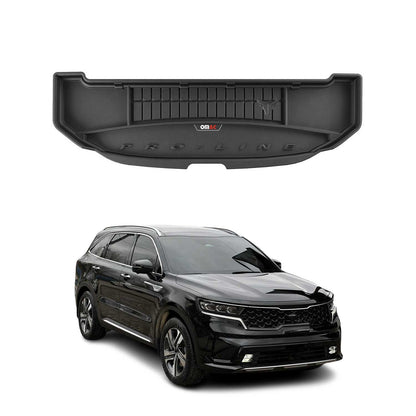 2021-2026 Kia Sorento Hybrid PHEV Premium Cargo Liner Trunk Mat All Weather Heavy Duty Unfolding 3rd Row
