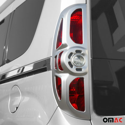 2014-2019 RAM ProMaster City Trunk Tail Light Trim Frame Chrome Silver 2Pcs