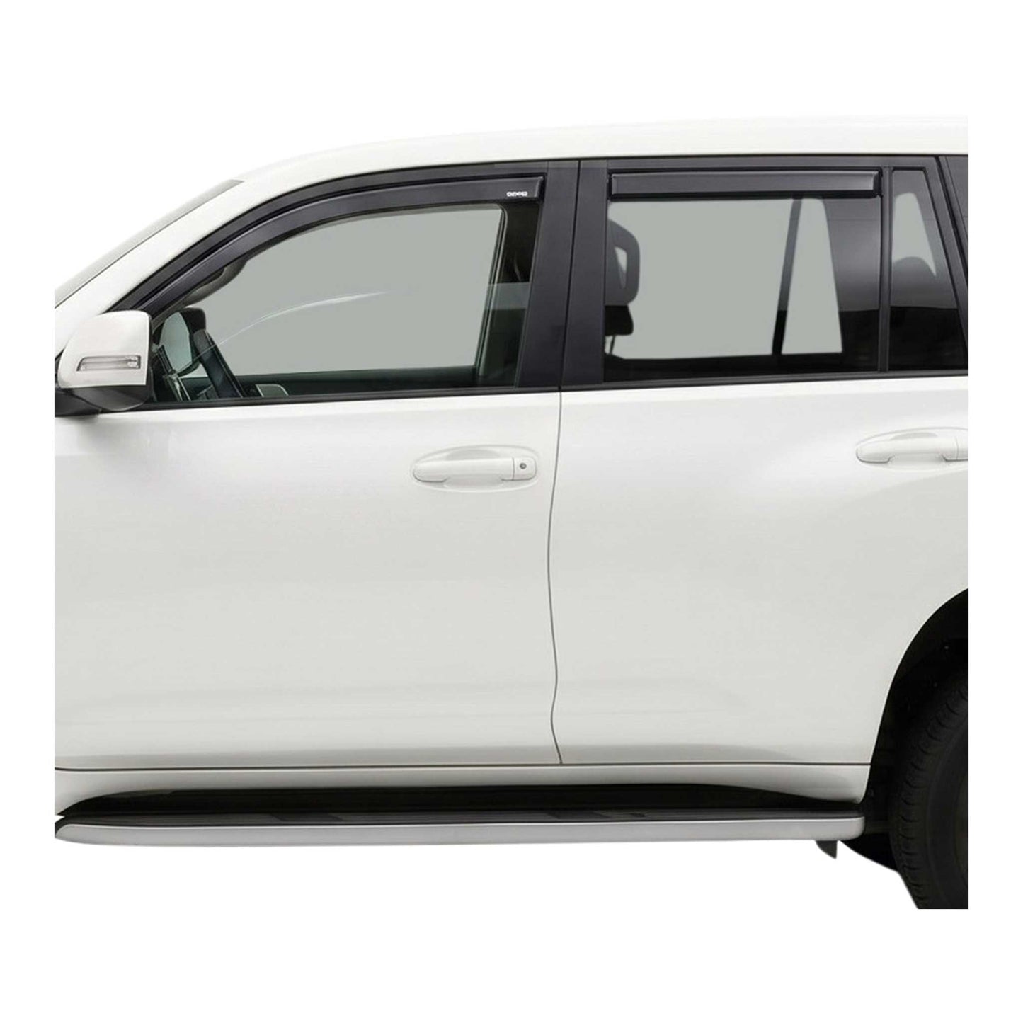 2010-2013 Lexus GX 460 Window Visor Vent Rain Deflector 2Pcs Smoke