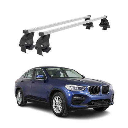 2019-2025 BMW X4 G02 2.gen Roof Rack Cross Bars Silver