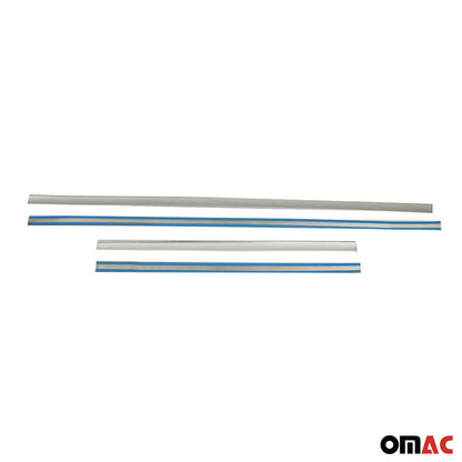 2011-2018 Volvo S60 Side Door Molding Trim Skirt Garnish Stainless Steel Silver 4 Pcs