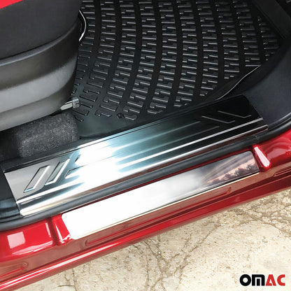2015-2022 RAM ProMaster City Door Sill Scuff Plate Scratch Protector 2015-22 Stainless Steel 4x