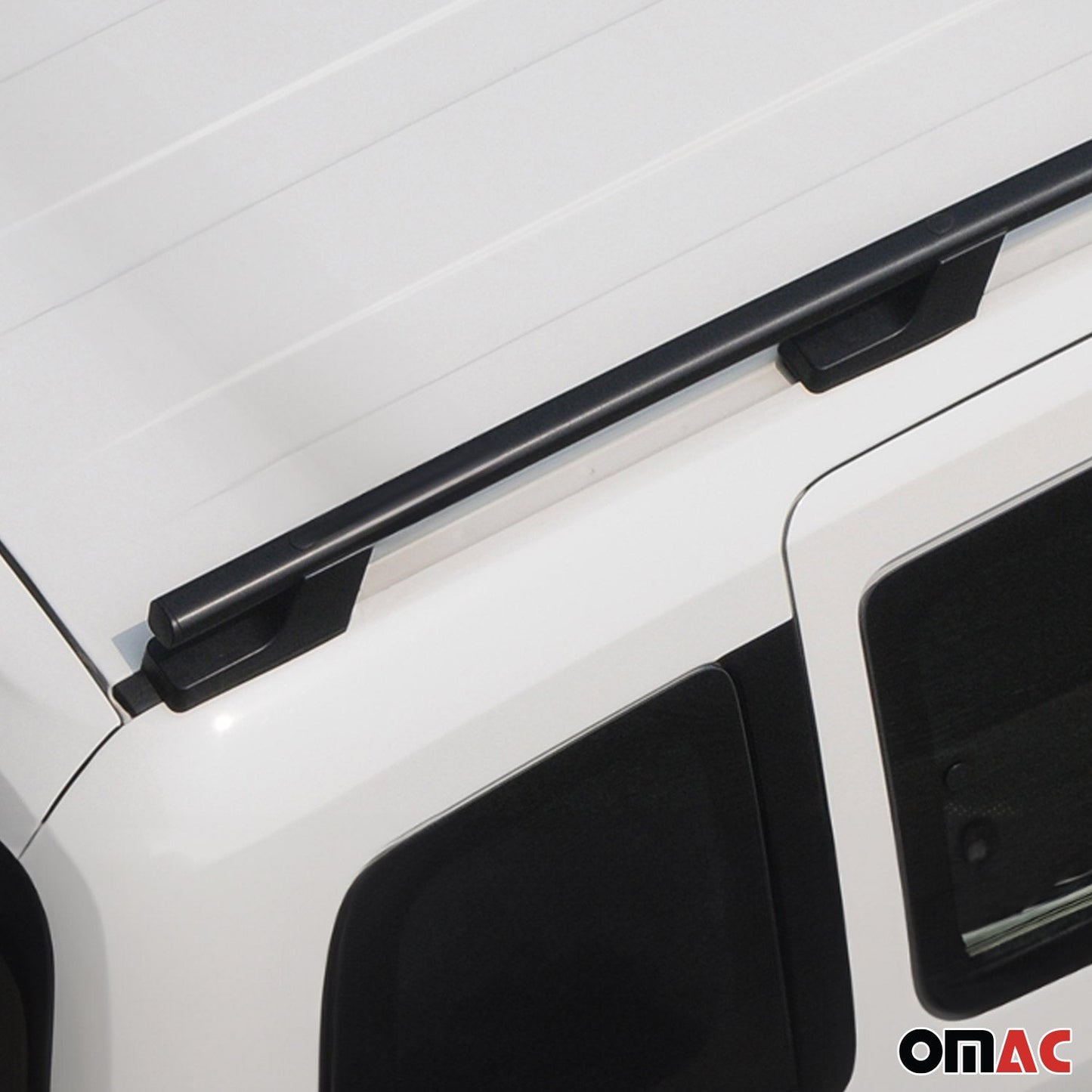 2015-2026 Ford Transit L1 SWB Roof Rack Rails Side Rails Black