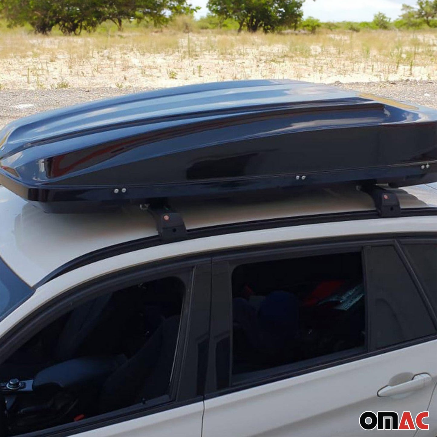 2013-2018 Hyundai Santa Fe Roof Rack Cross Bars Silver